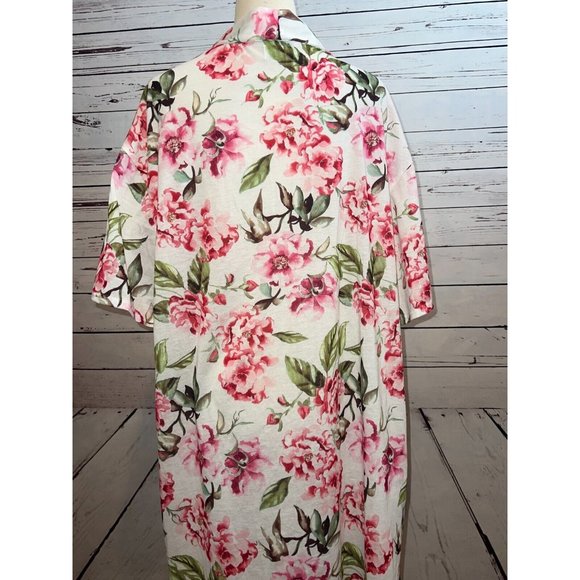 Show Me Your Mumu Floral Garden of Blooms Brie Robe One size Floral Rose No BELT - Picture 7 of 8
